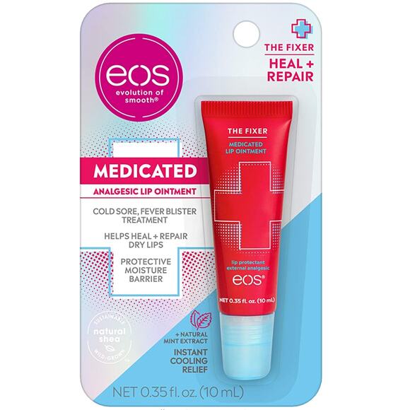 EOS, The Fixer, Medicated Analgesic Cooling Lip Ointment, 0.35 fl oz (10 ml) - Picture 1 of 3